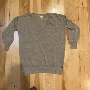 J crew gold sweater
